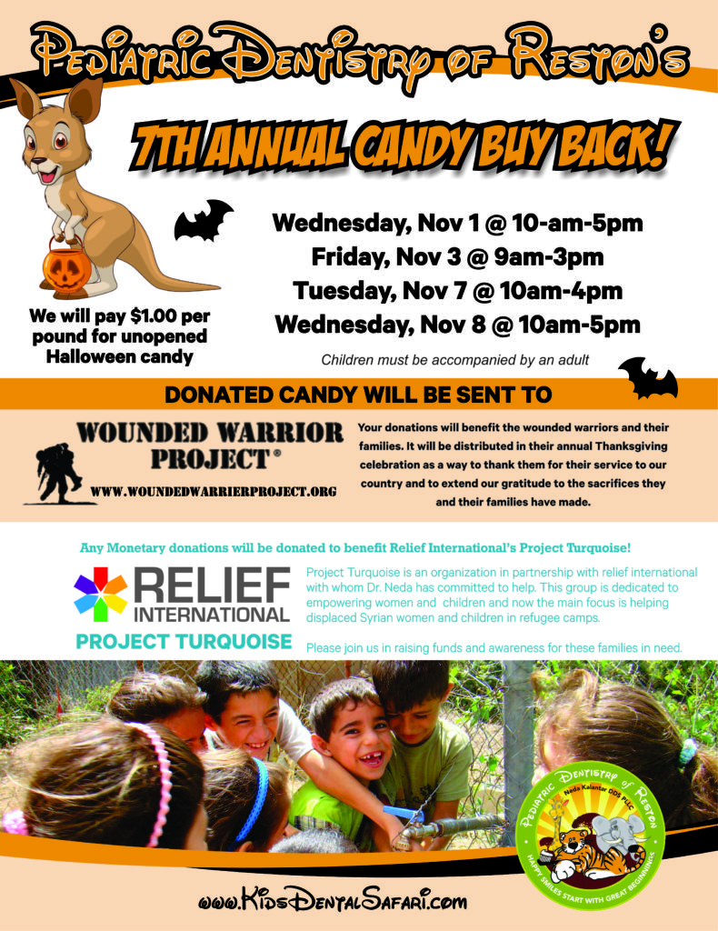 Pediatric Dentistry Of Reston Candy Buy Back 2017